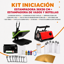 Kit Iniciación Estampadora 38x38 cm + Estampadora de Vasos y Botellas