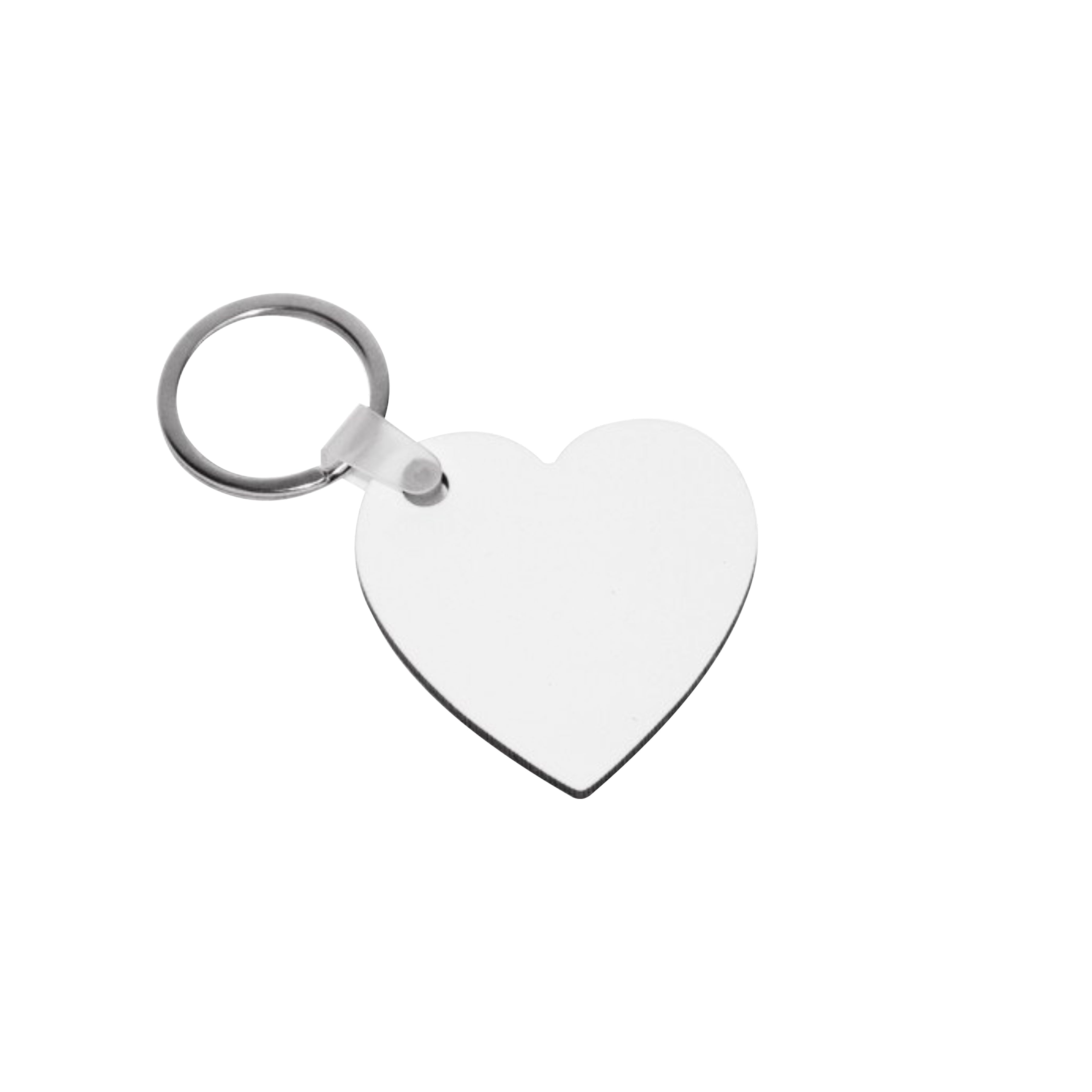 Llavero MDF Corazón Doble Cara