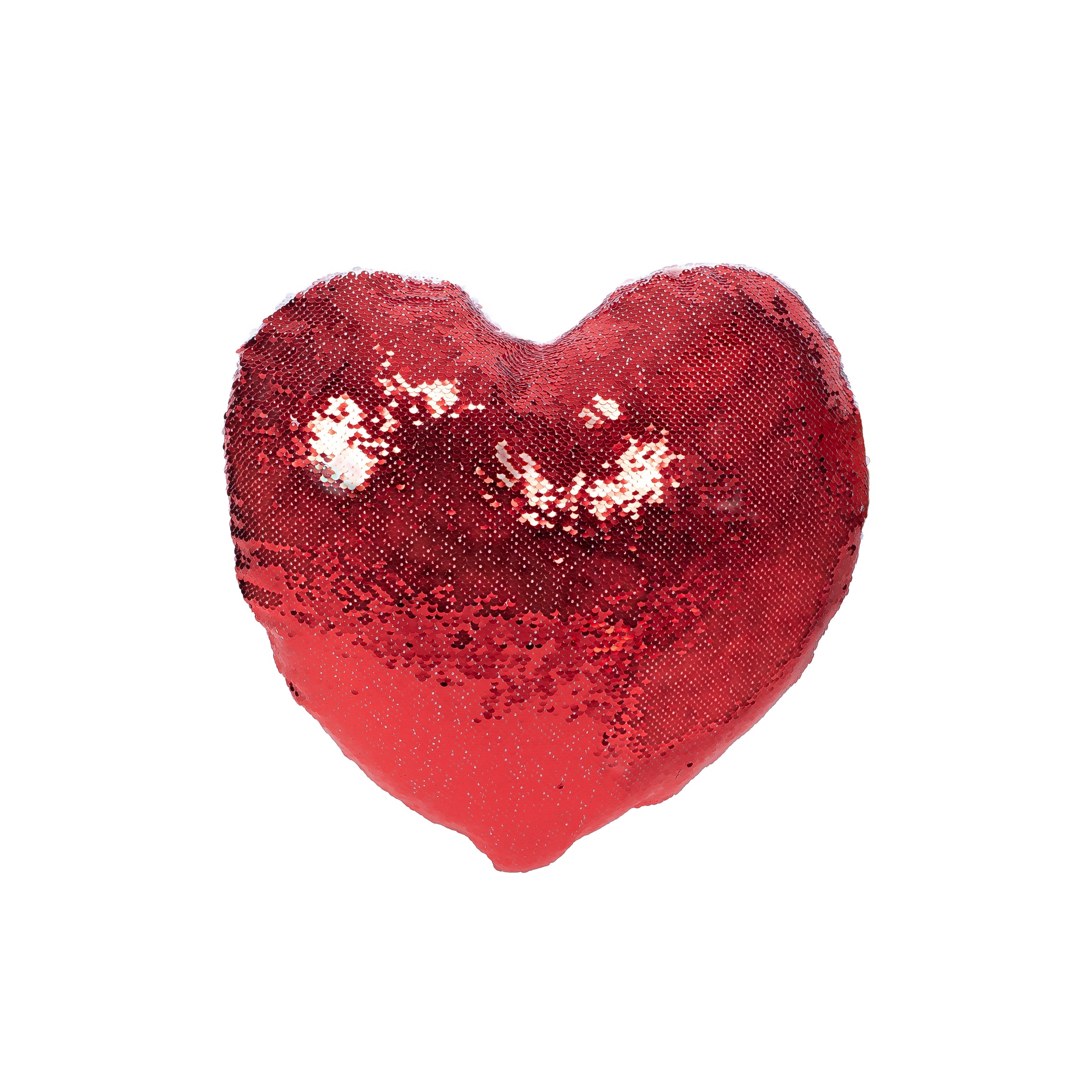 Funda cojin mágico de Lentejuelas forma de corazón