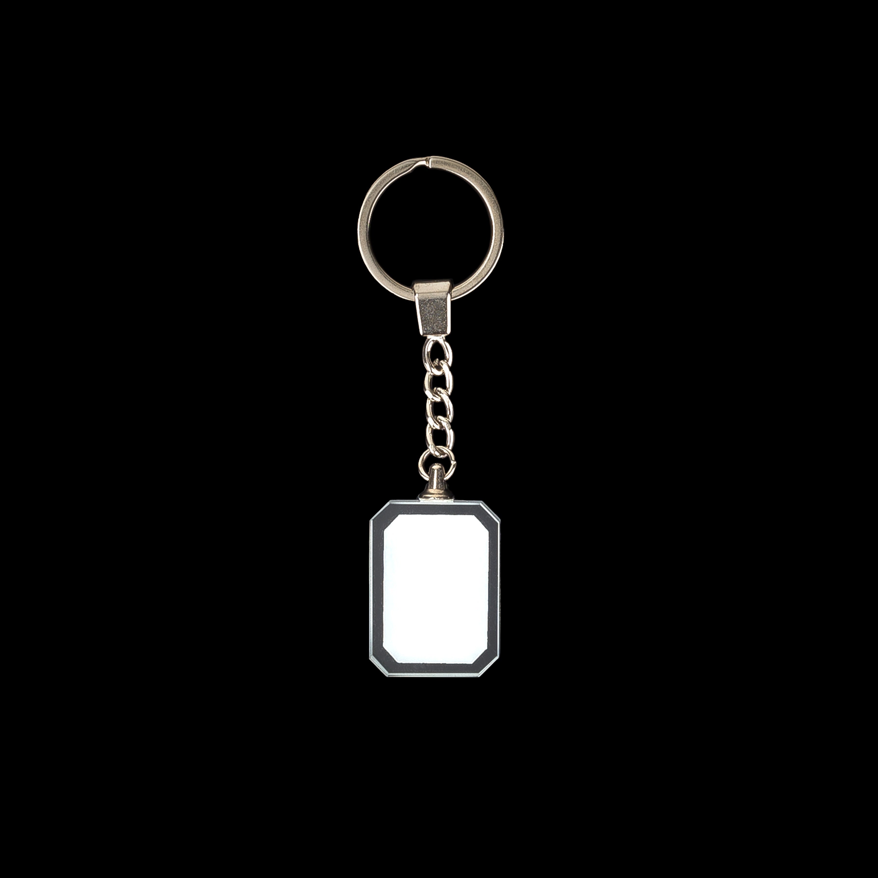Llavero de Vidrio Rectangular