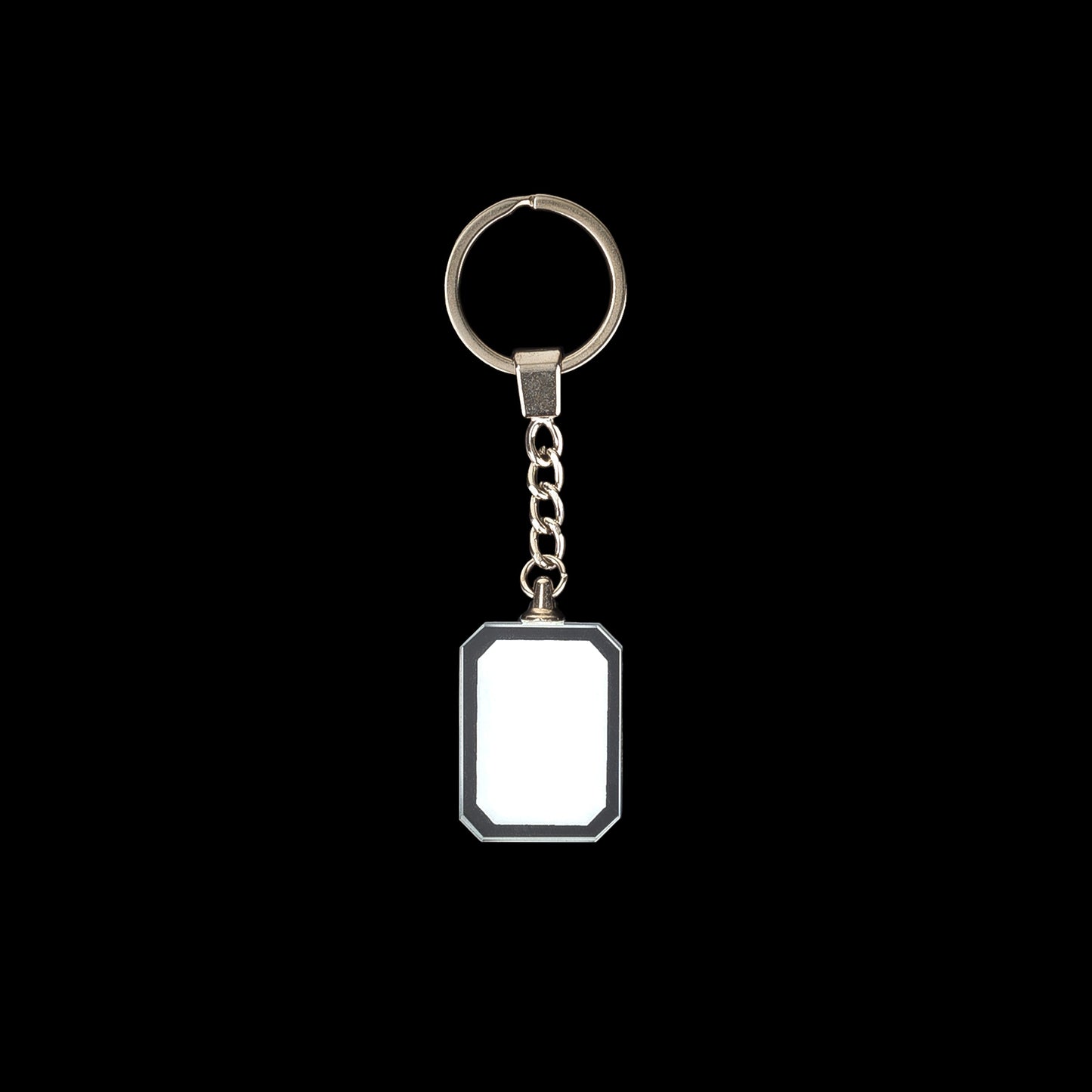 Llavero de Vidrio Rectangular