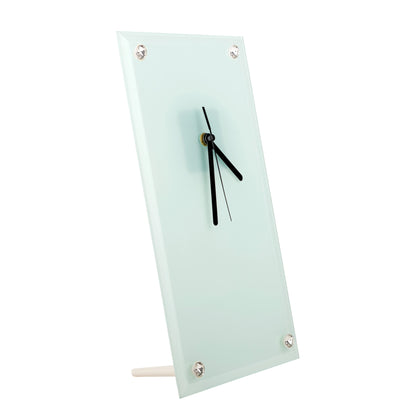 Reloj de Vidrio Rectangular